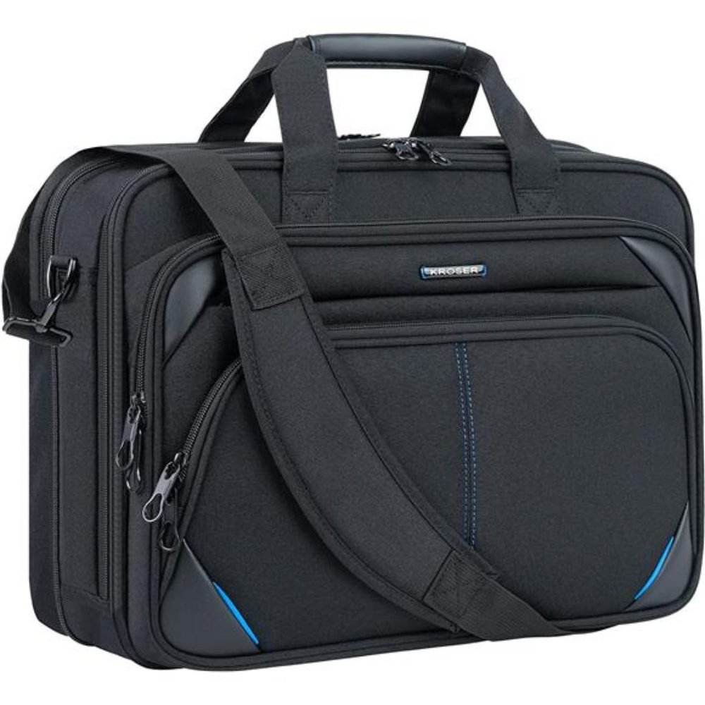 Laptop Bag 17.3 Inch Expandable Laptop Shoulder Messenger Bag